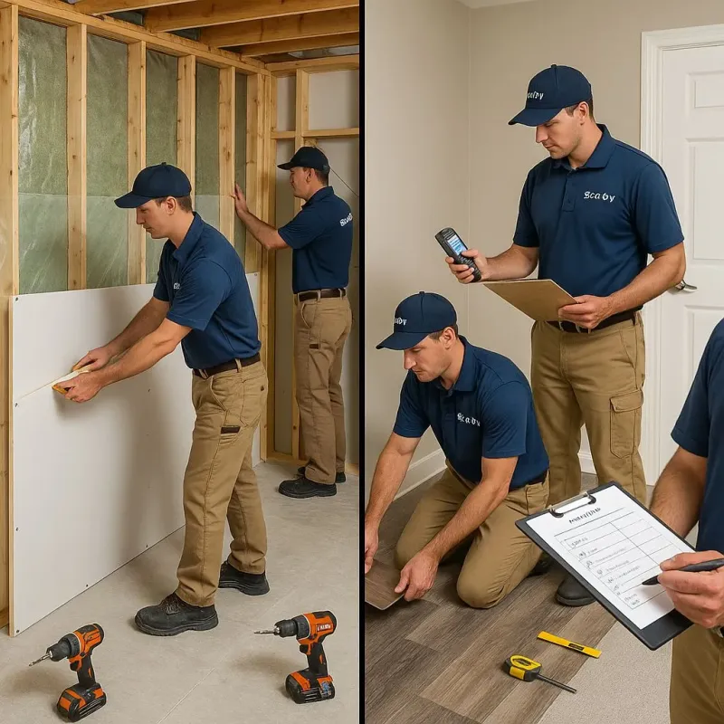 Repairs and Reconstruction process in San Antonio, PR